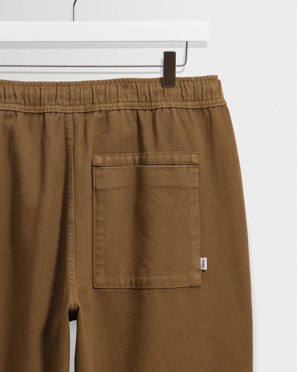 Kurt - Dark Tan Organic Cotton Twill Trouser