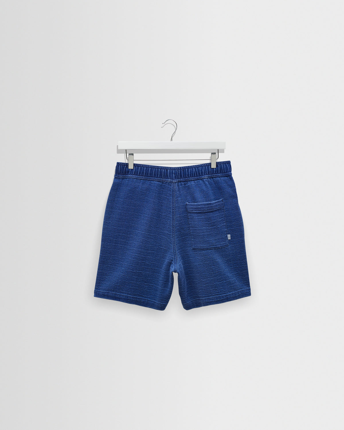 Kurt - Indigo Dobby Textured Organic Cotton Shorts