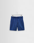 Kurt - Indigo Dobby Textured Organic Cotton Shorts
