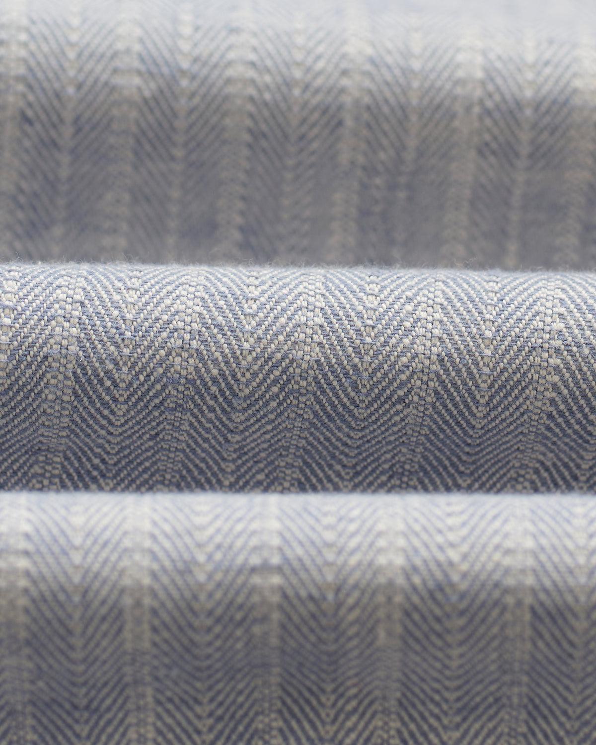 Kurt - Light Blue Herringbone Cotton Shorts