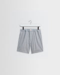 Kurt - Light Blue Herringbone Cotton Shorts