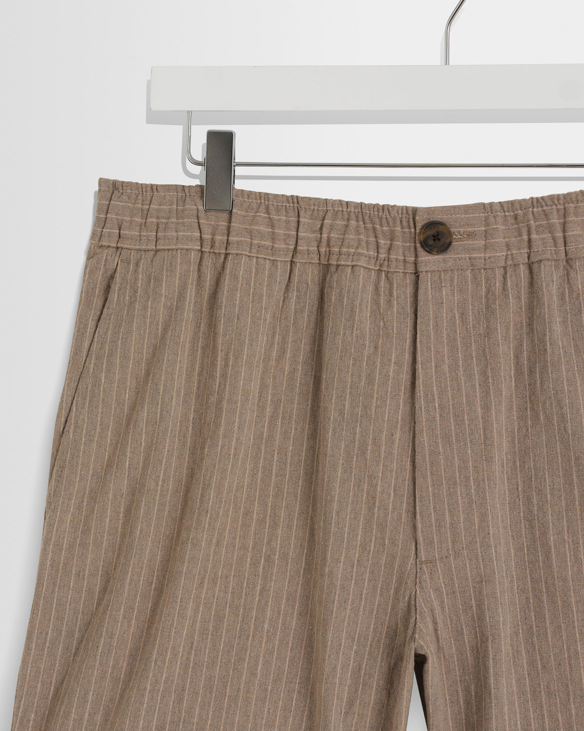 Kurt - Natural Chalk Stripe Shorts