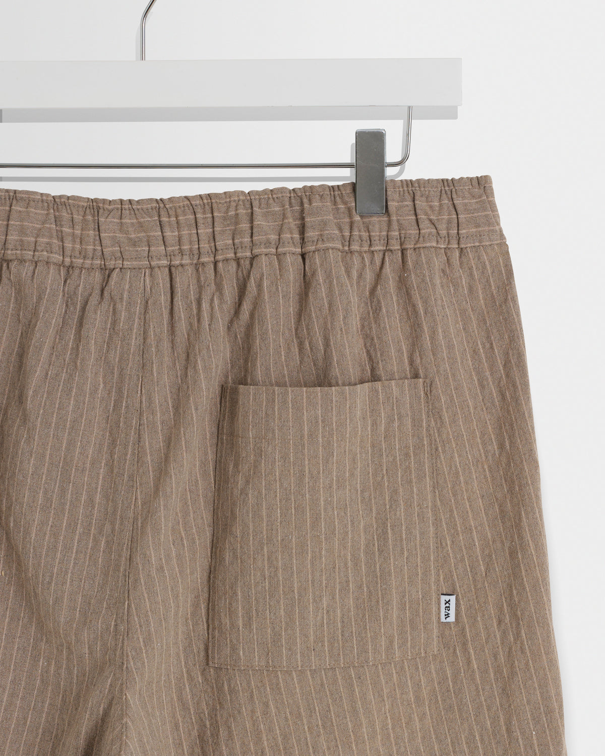 Kurt - Natural Chalk Stripe Shorts