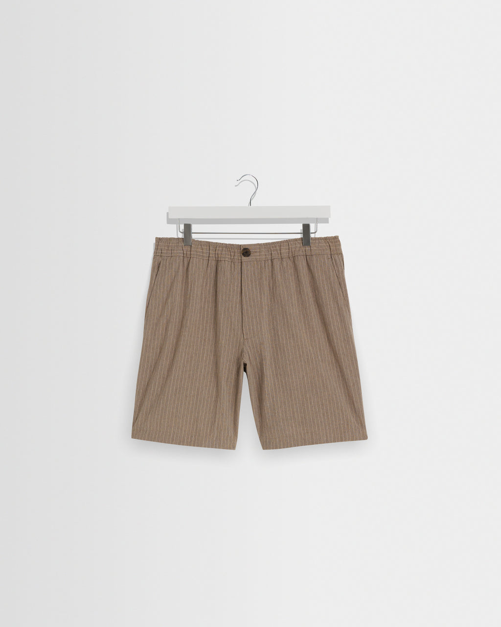 Kurt - Natural Chalk Stripe Shorts