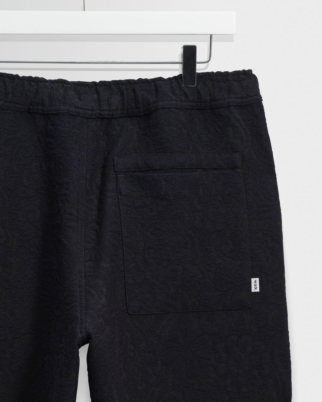 Kurt - Navy And Black Tonal Jacquard Trouser