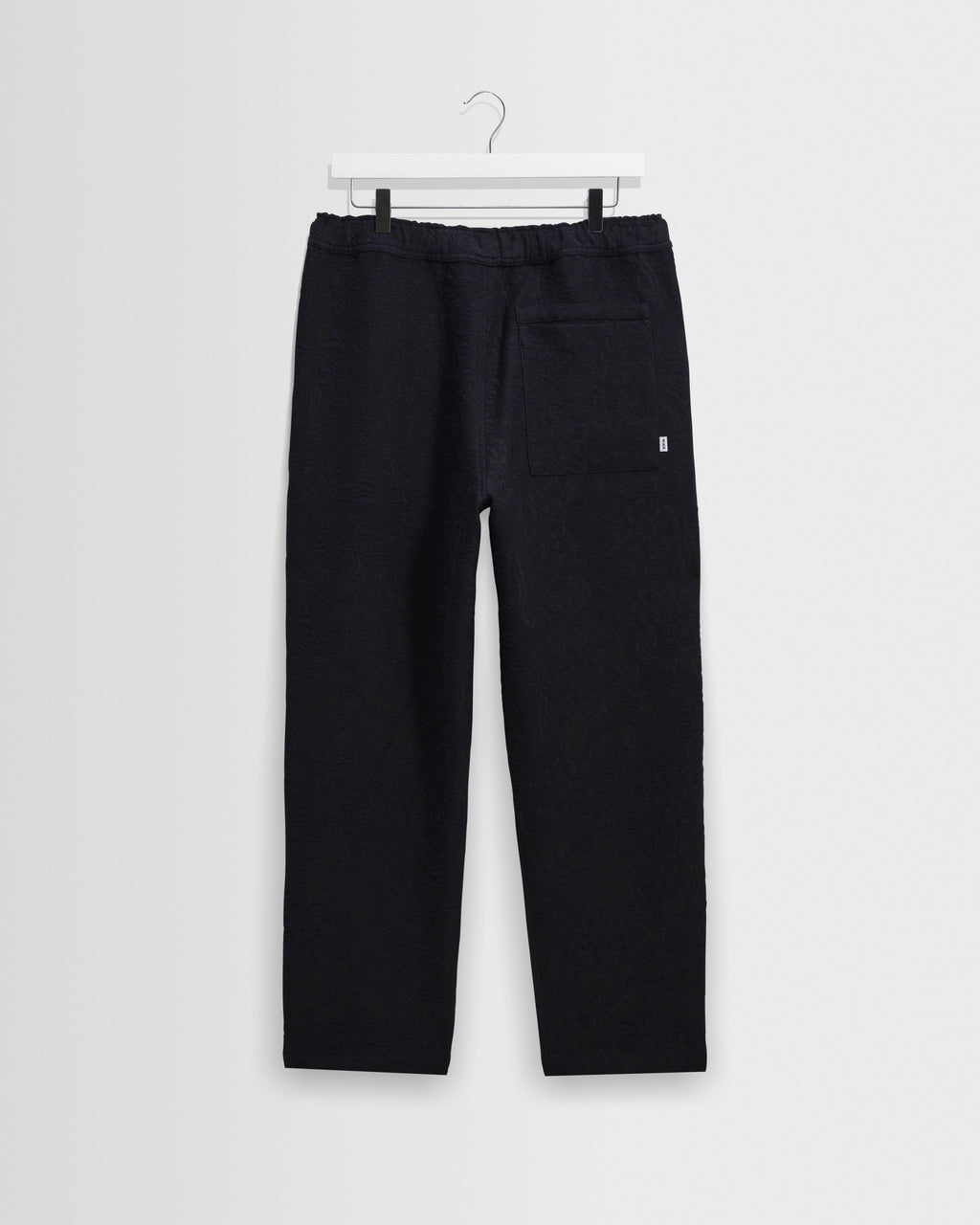 Kurt - Navy And Black Tonal Jacquard Trouser