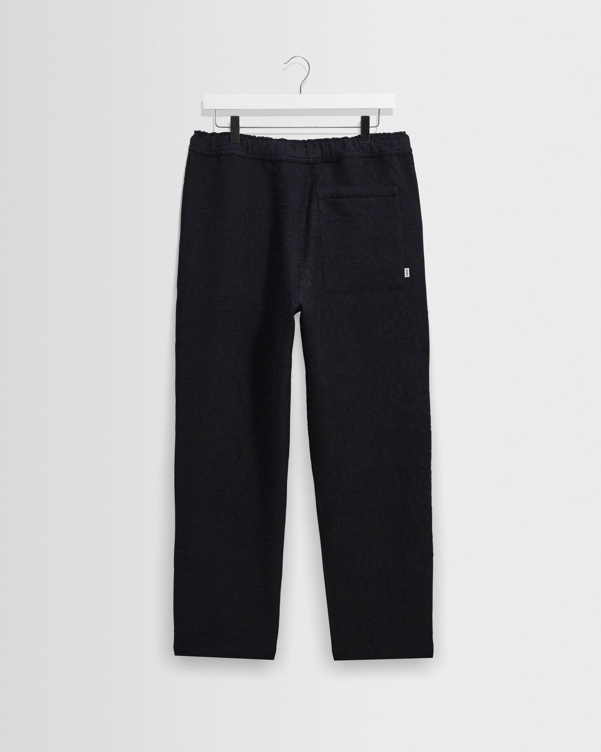 Kurt - Navy And Black Tonal Jacquard Trouser