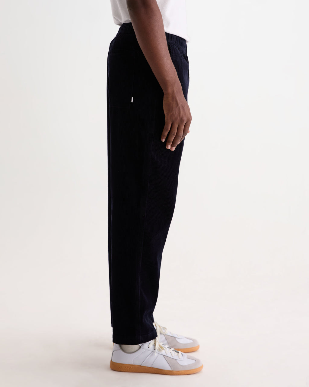 Kurt - Navy Cotton Corduroy Trouser