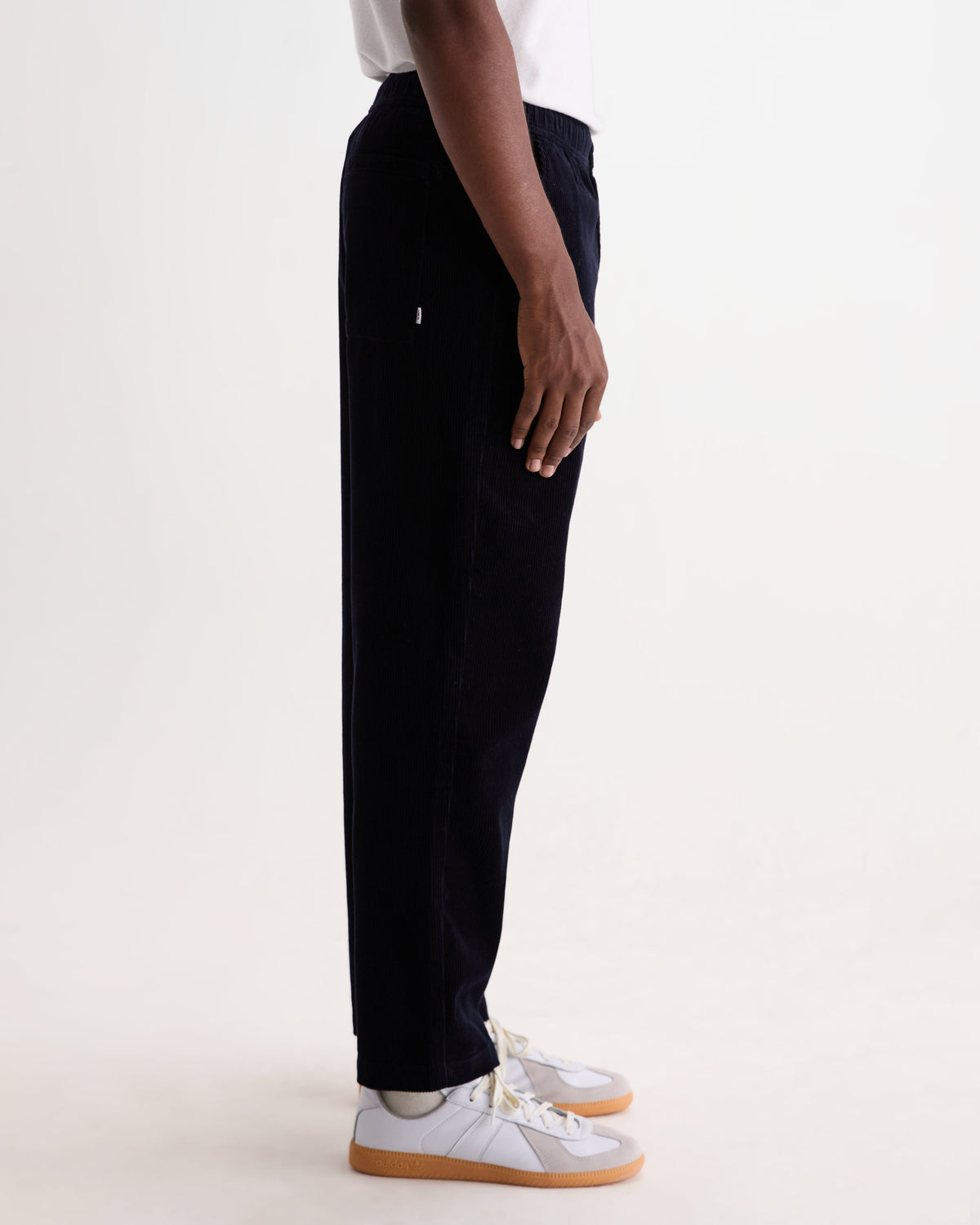 Kurt - Navy Cotton Corduroy Trouser