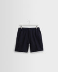 Kurt - Navy Washed Linen Shorts