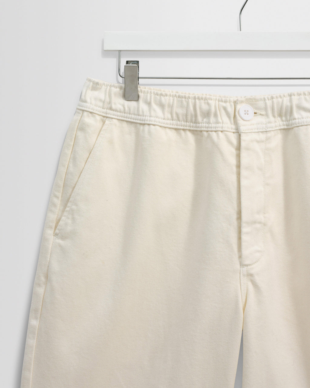 Kurt - Off White Organic Cotton Trousers
