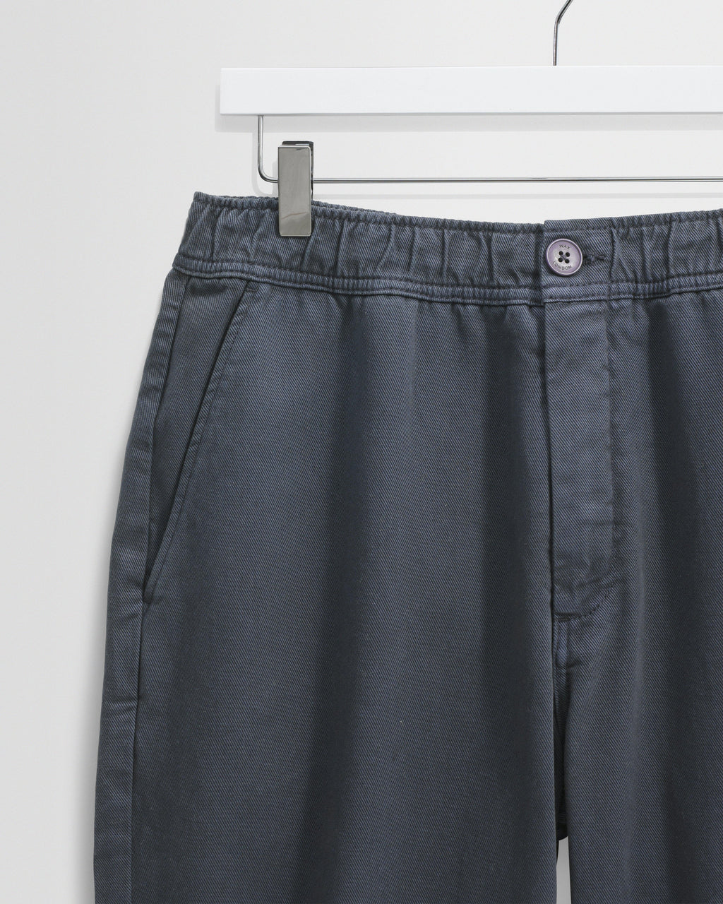 Kurt - Petrol Blue Organic Cotton Trousers