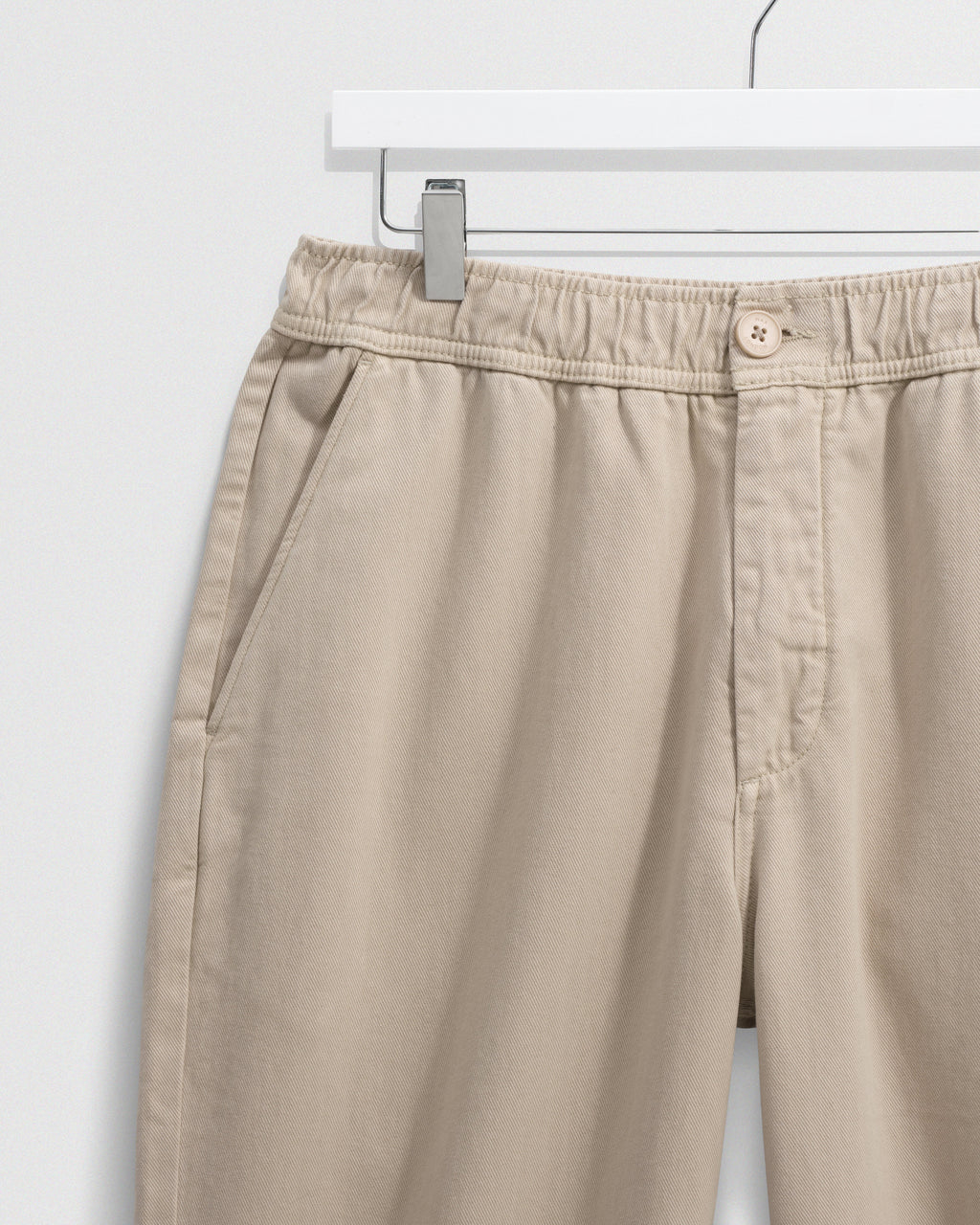 Kurt - Stone Organic Cotton Trousers