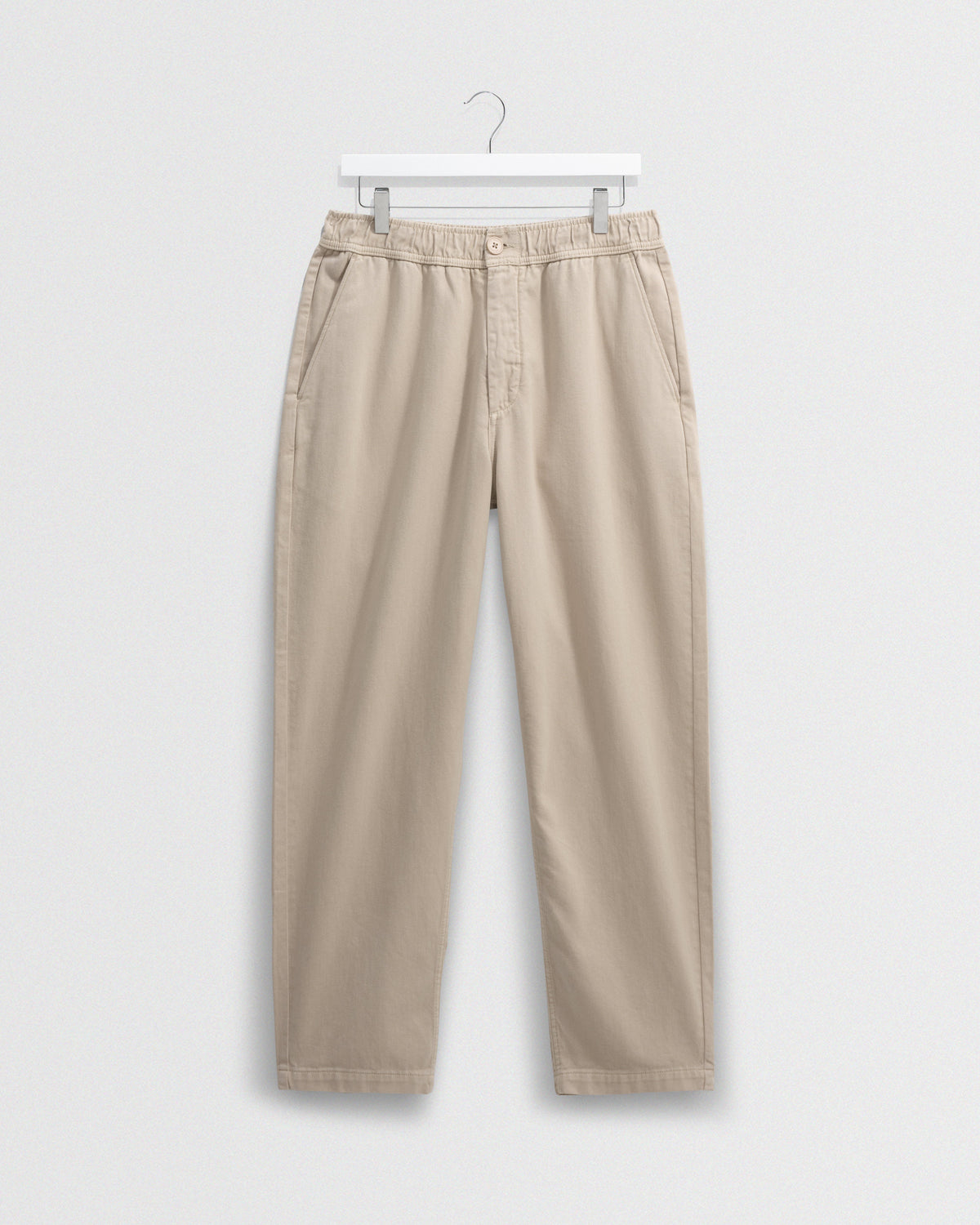 Kurt - Stone Organic Cotton Trousers