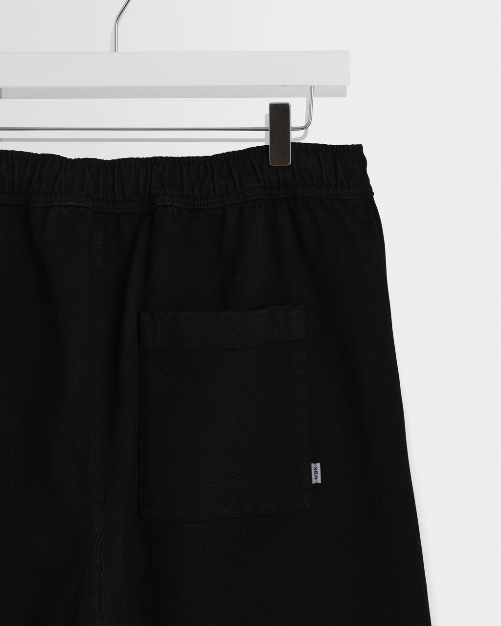 Kyle - Black Organic Cotton Twill Shorts