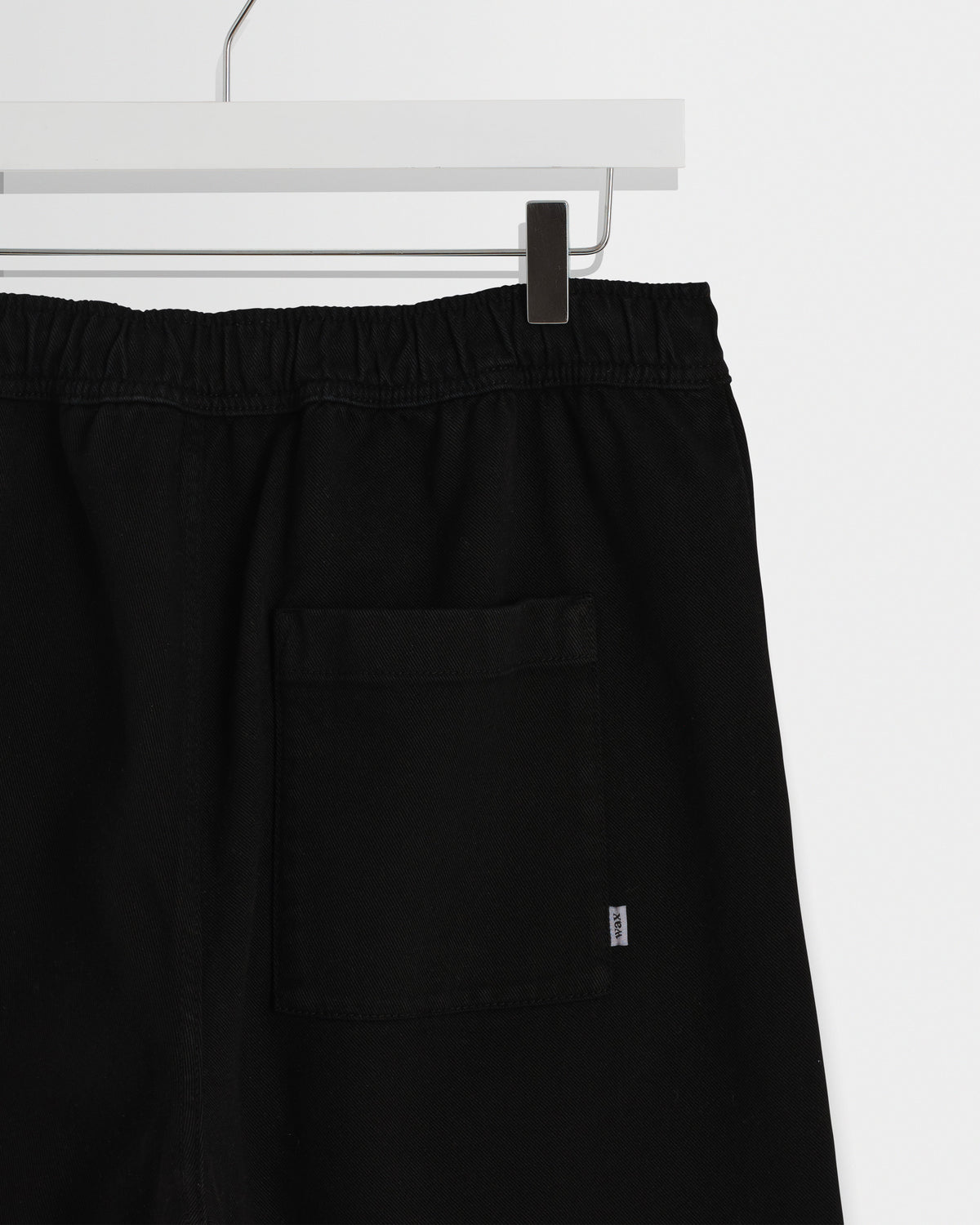 Kyle - Black Organic Cotton Twill Shorts