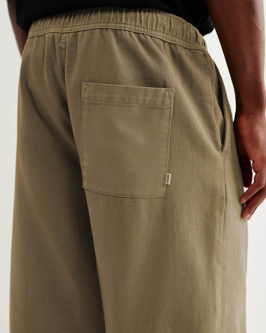 Kyle - Light Khaki Organic Cotton Twill Shorts