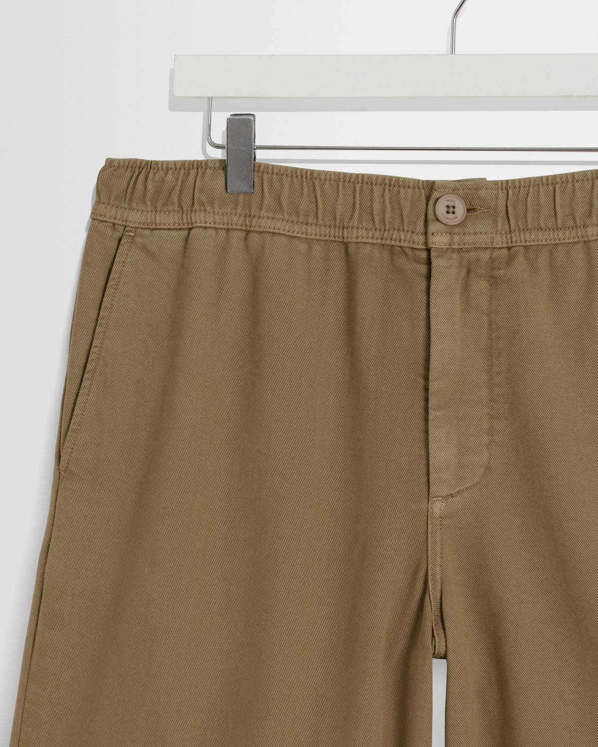 Kyle - Light Khaki Organic Cotton Twill Shorts