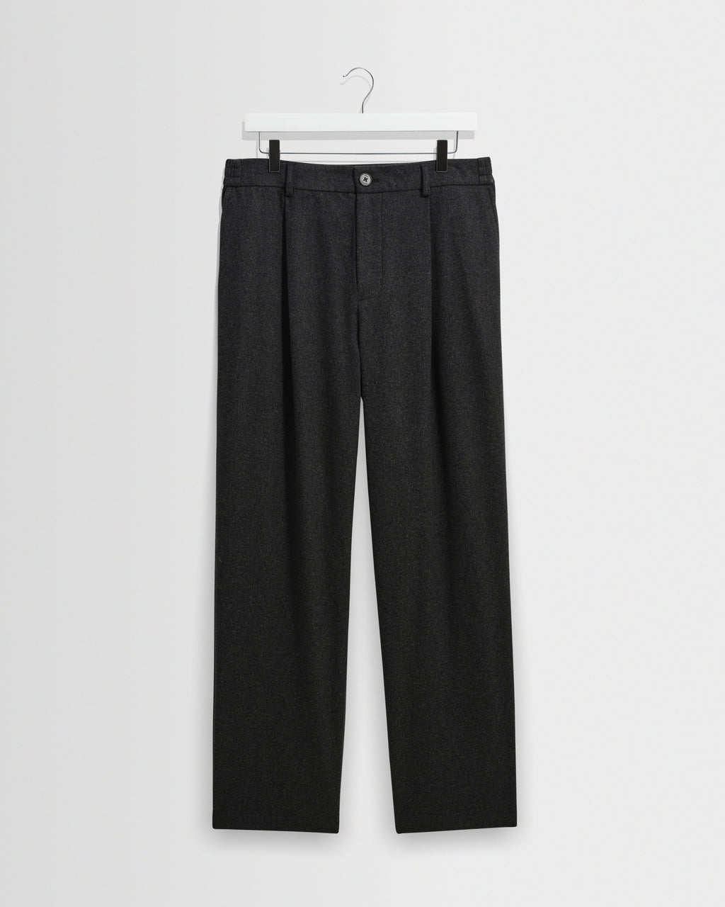 Malham - Dark Grey Wool Blend Trouser