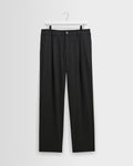 Malham - Dark Grey Wool Blend Trouser