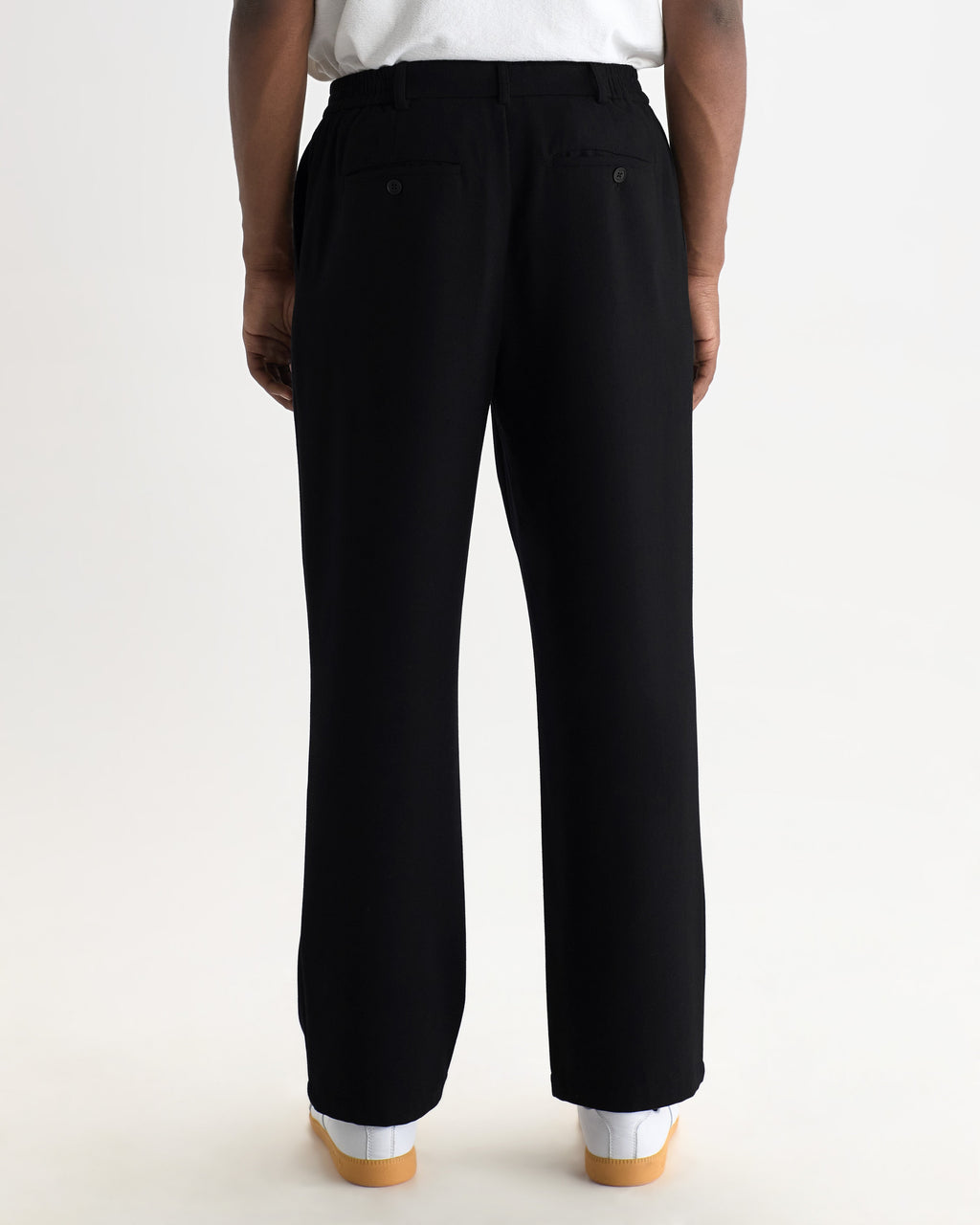 Malham - Navy Wool Blend Trouser