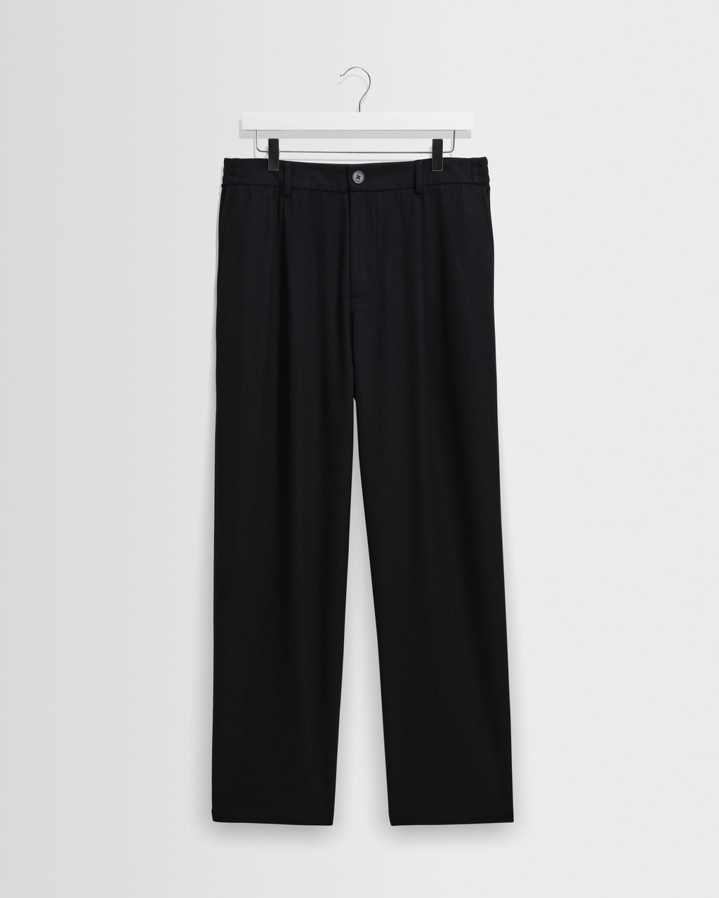 Malham - Navy Wool Blend Trouser