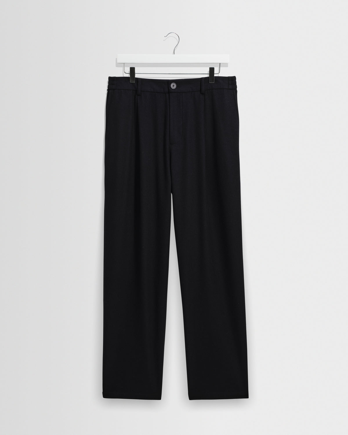 Malham - Navy Wool Blend Trouser