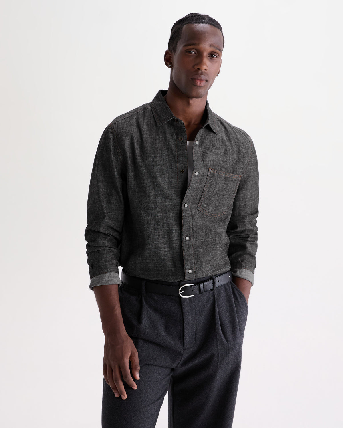 Manilla - Washed Indigo Chambray Shirt