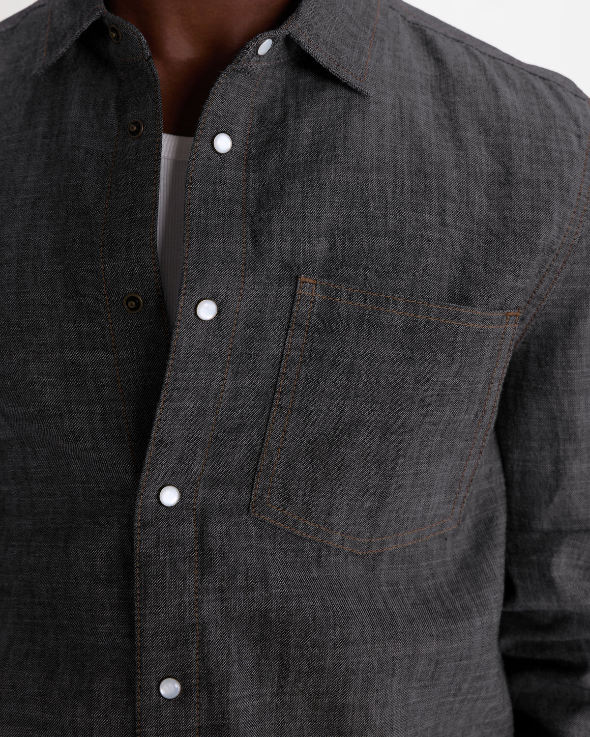 Manilla - Washed Indigo Chambray Shirt