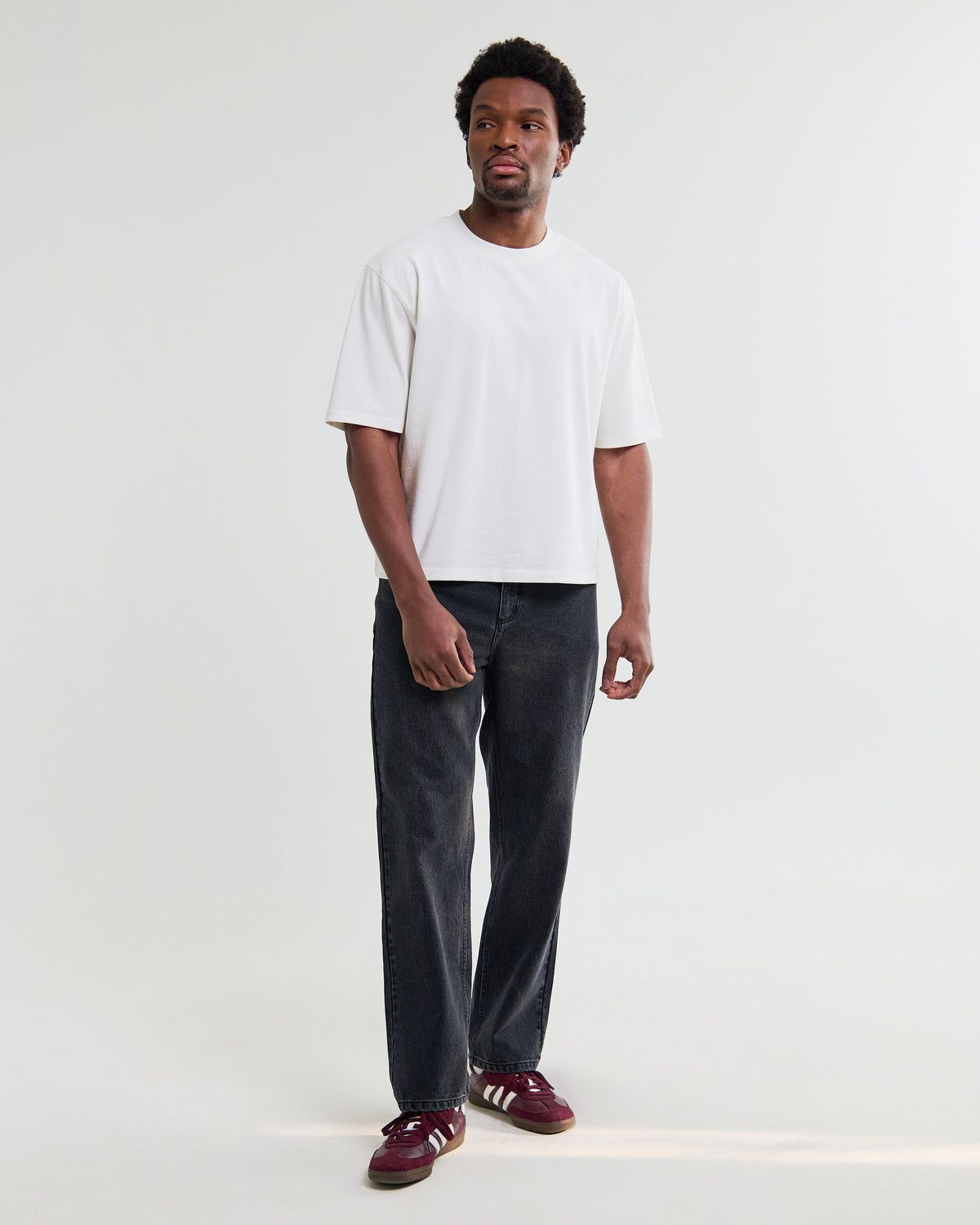Mark - Off White Compact Cotton T-Shirt