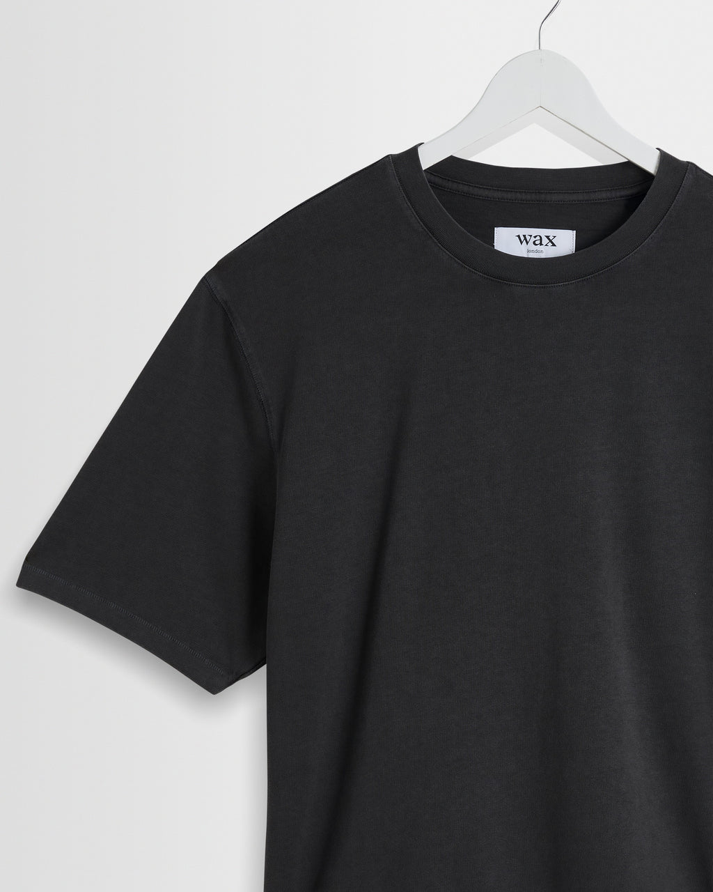 Mark - Washed Black Compact Cotton T-Shirt