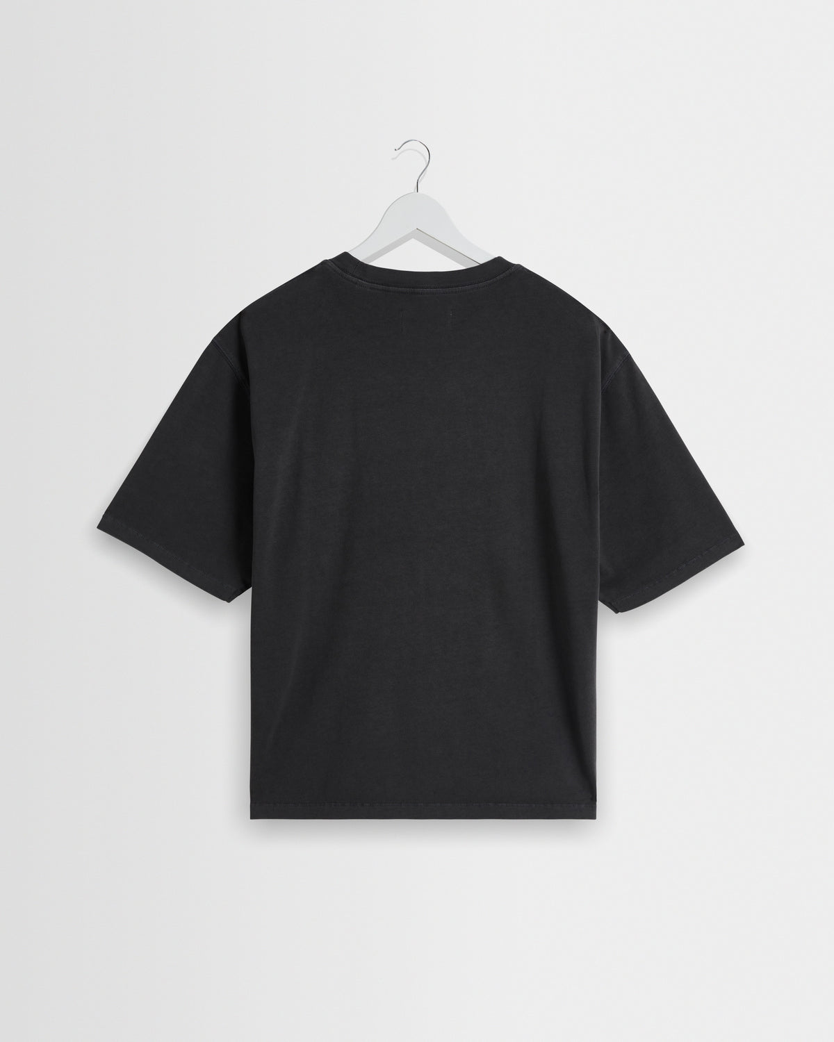 Mark - Washed Black Compact Cotton T-Shirt