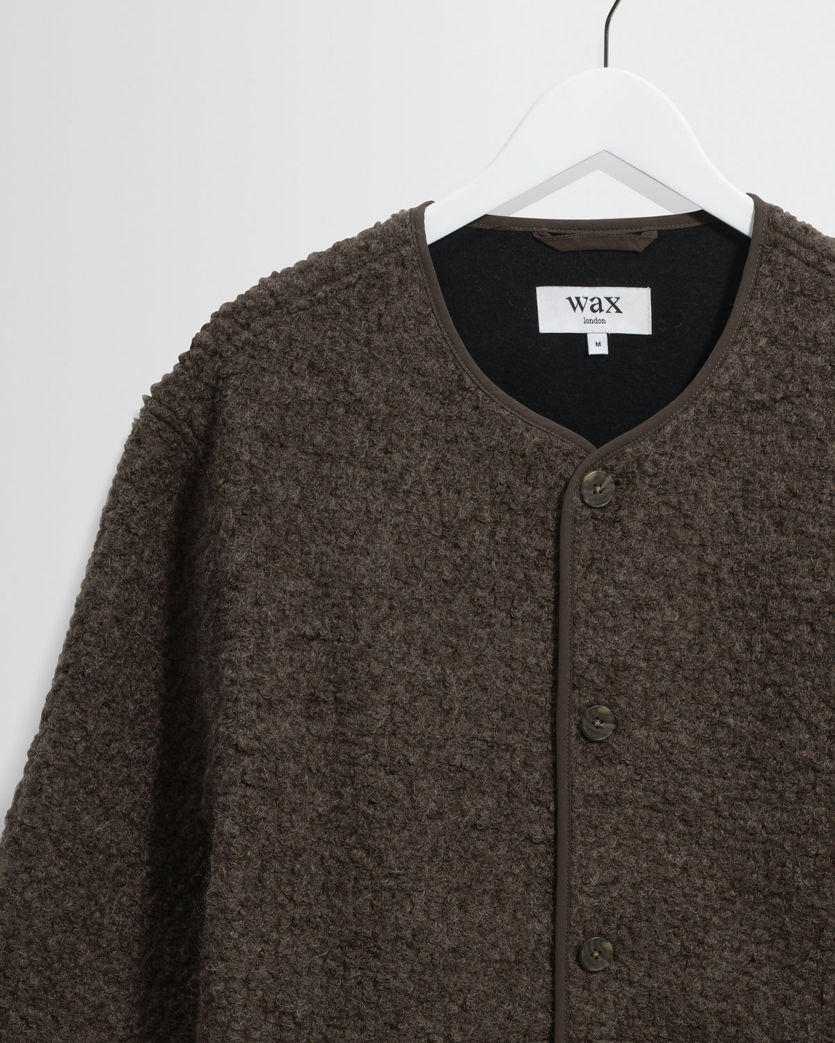 Marty - Dusty Brown Boucle Wool Jacket