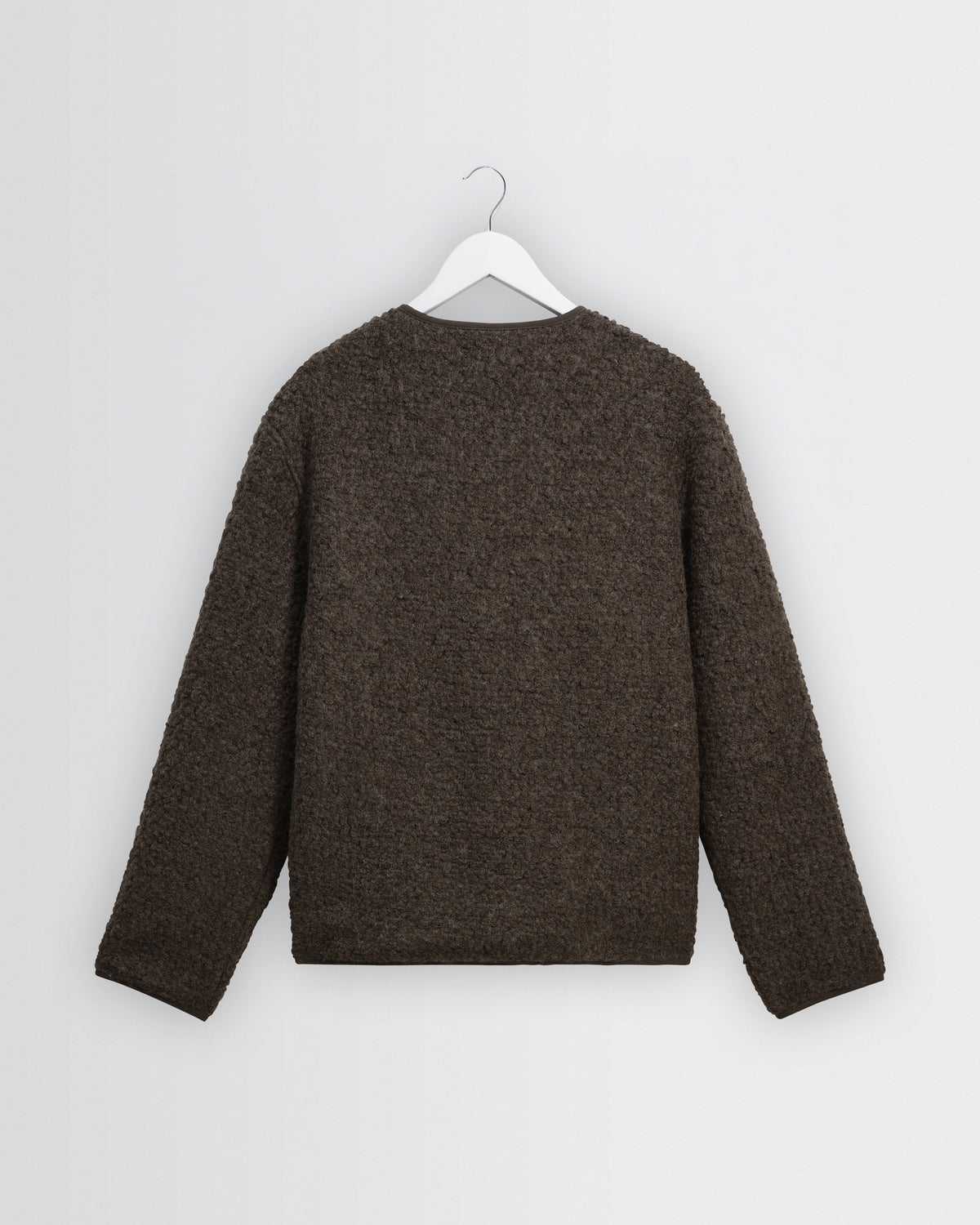 Marty - Dusty Brown Boucle Wool Jacket