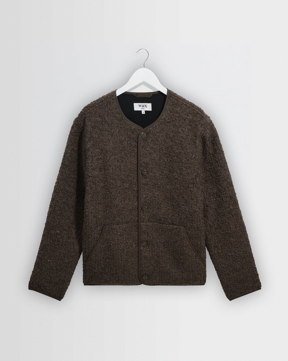 Marty - Dusty Brown Boucle Wool Jacket