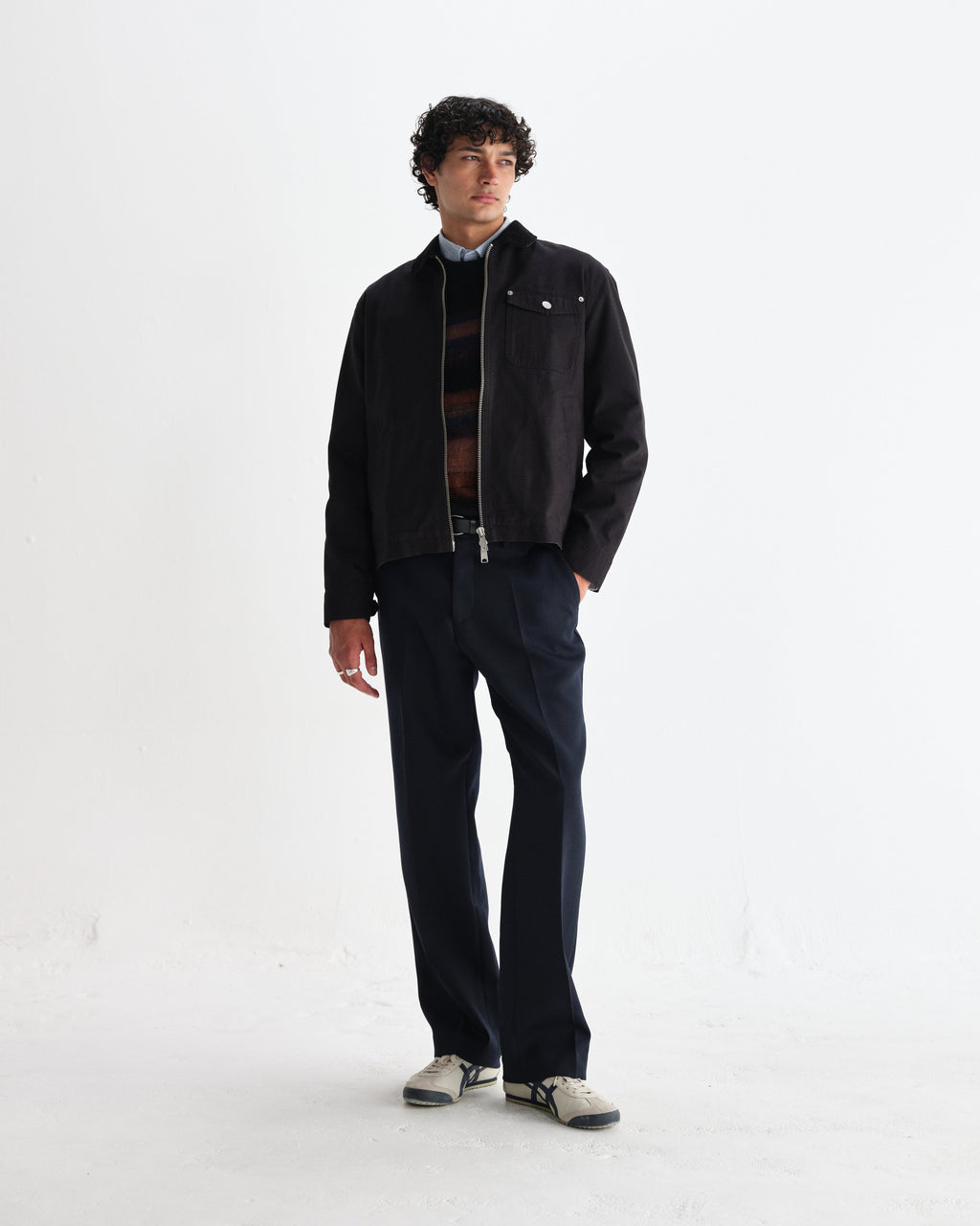 Mason - Black Peached Canvas Work Jacket