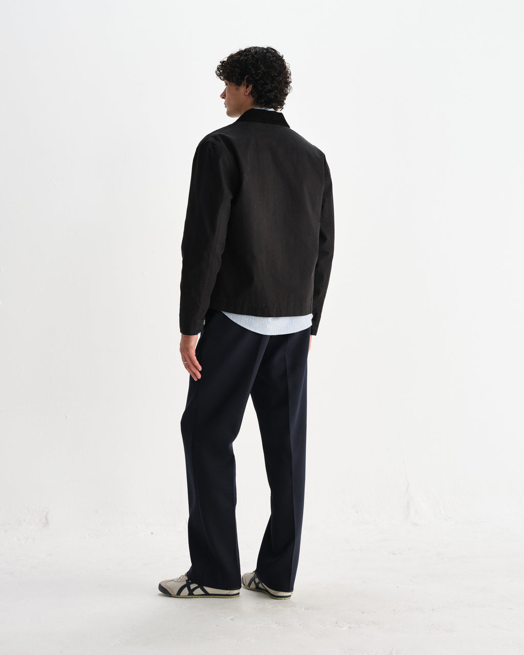 Mason - Black Peached Canvas Work Jacket