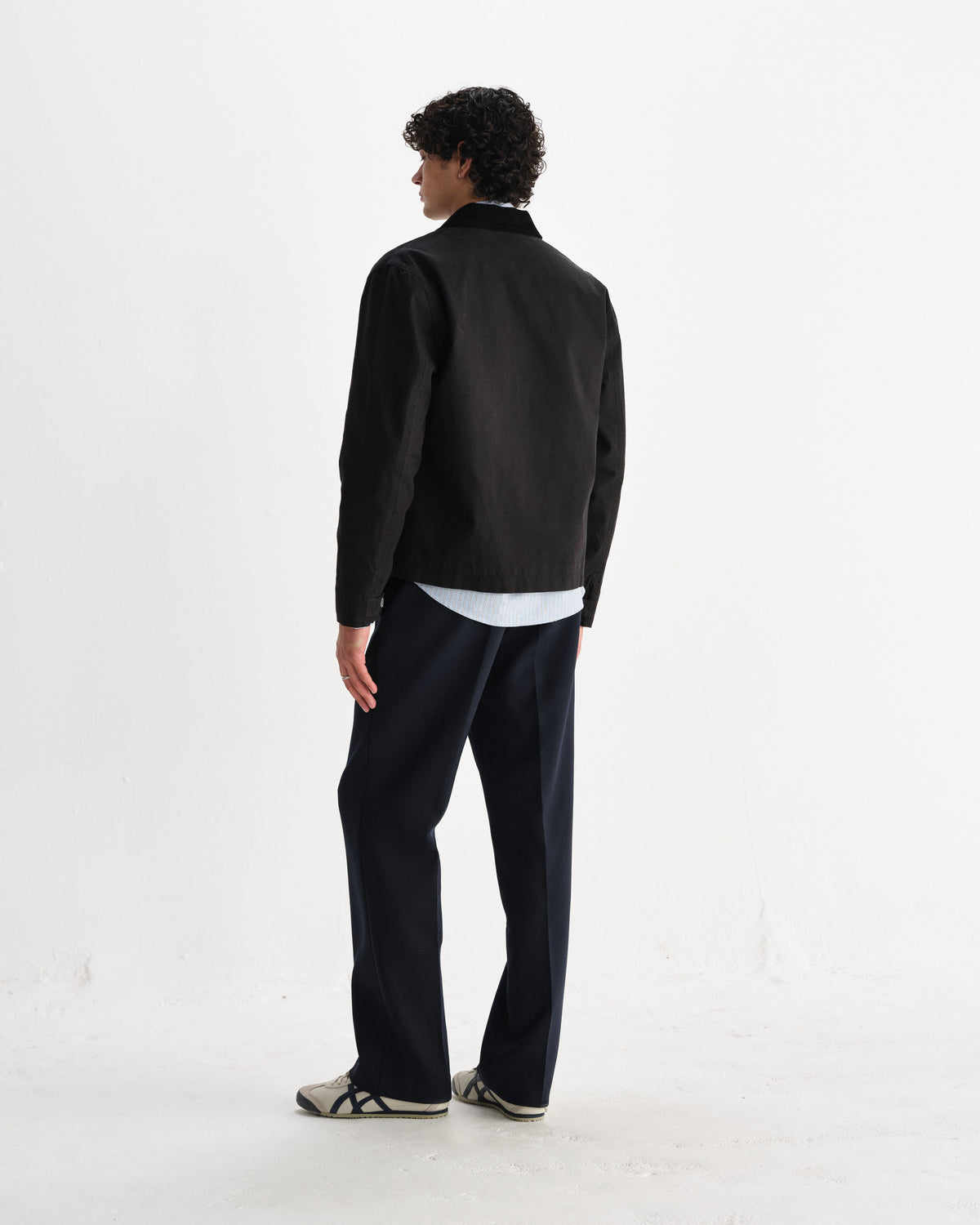 Mason - Black Peached Canvas Work Jacket