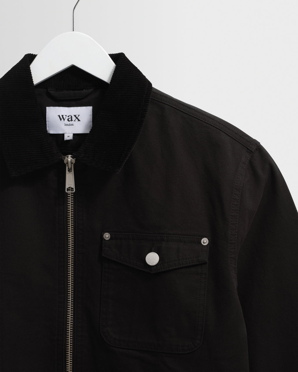 Mason - Black Peached Canvas Work Jacket