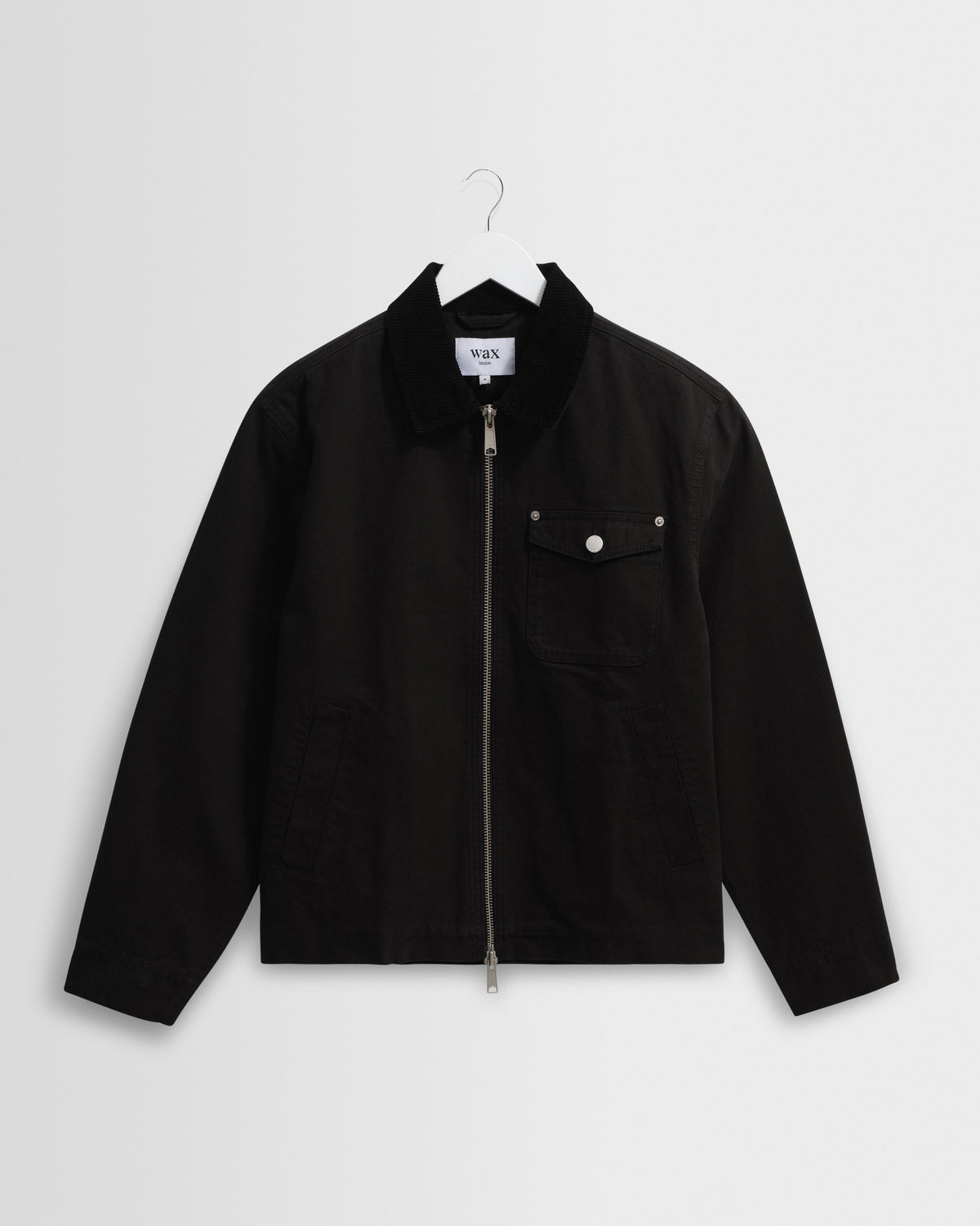 Mason - Black Peached Canvas Work Jacket