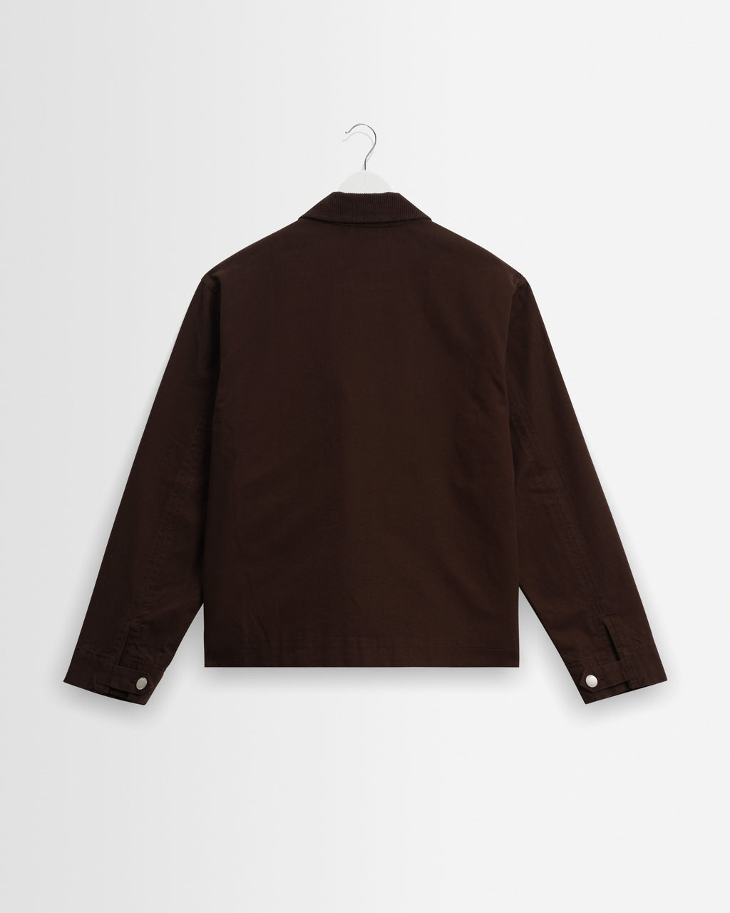 Mason - Dark Brown Peached Canvas Work Jacket