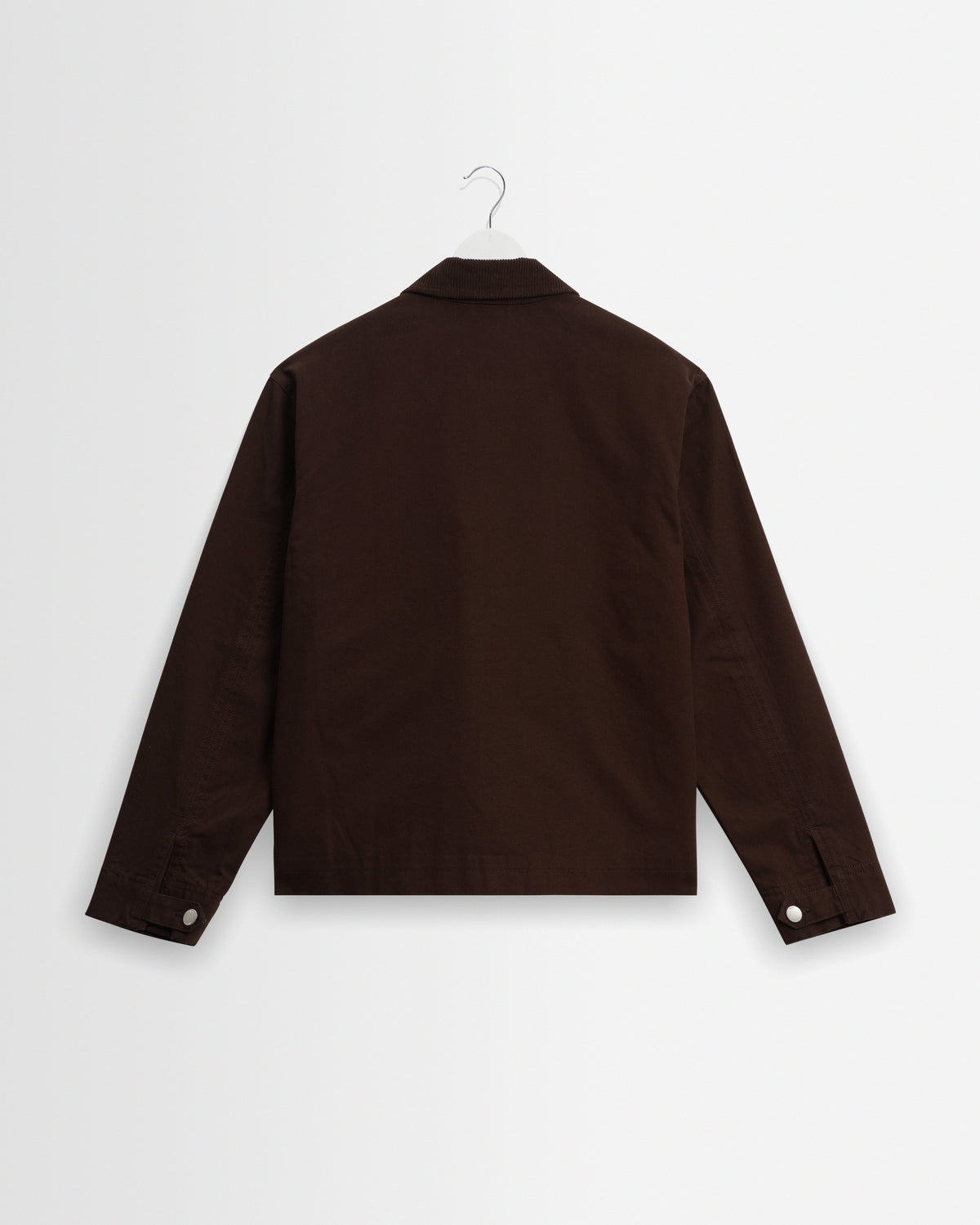 Mason - Dark Brown Peached Canvas Work Jacket