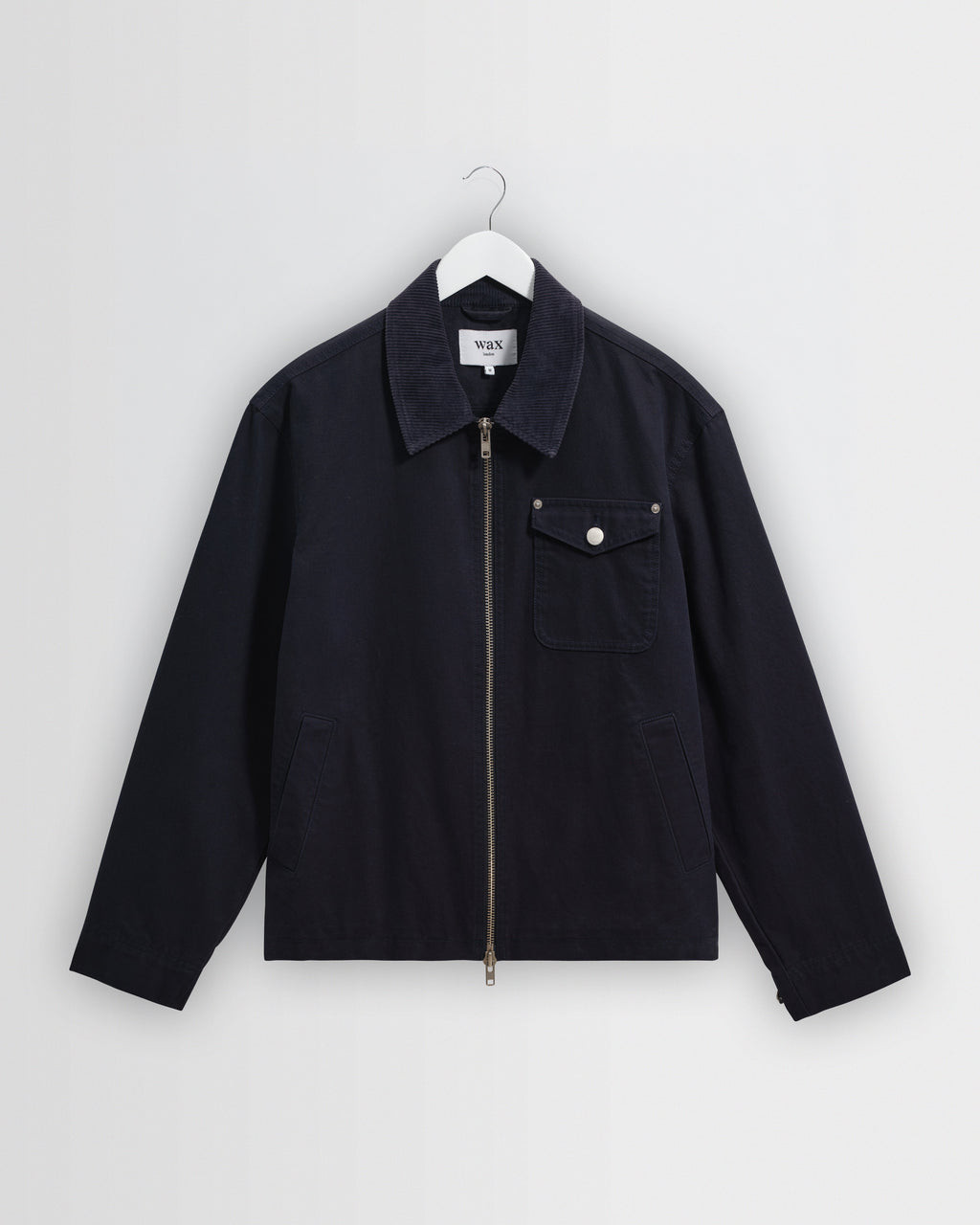 Mason - Navy Peached Canvas Work Jacket