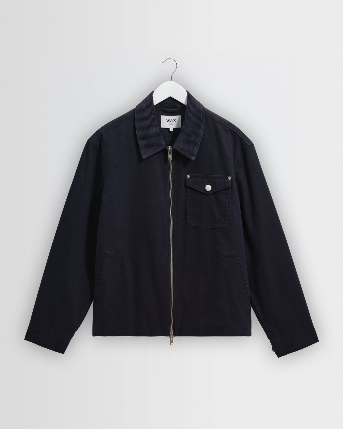 Mason - Navy Peached Canvas Work Jacket