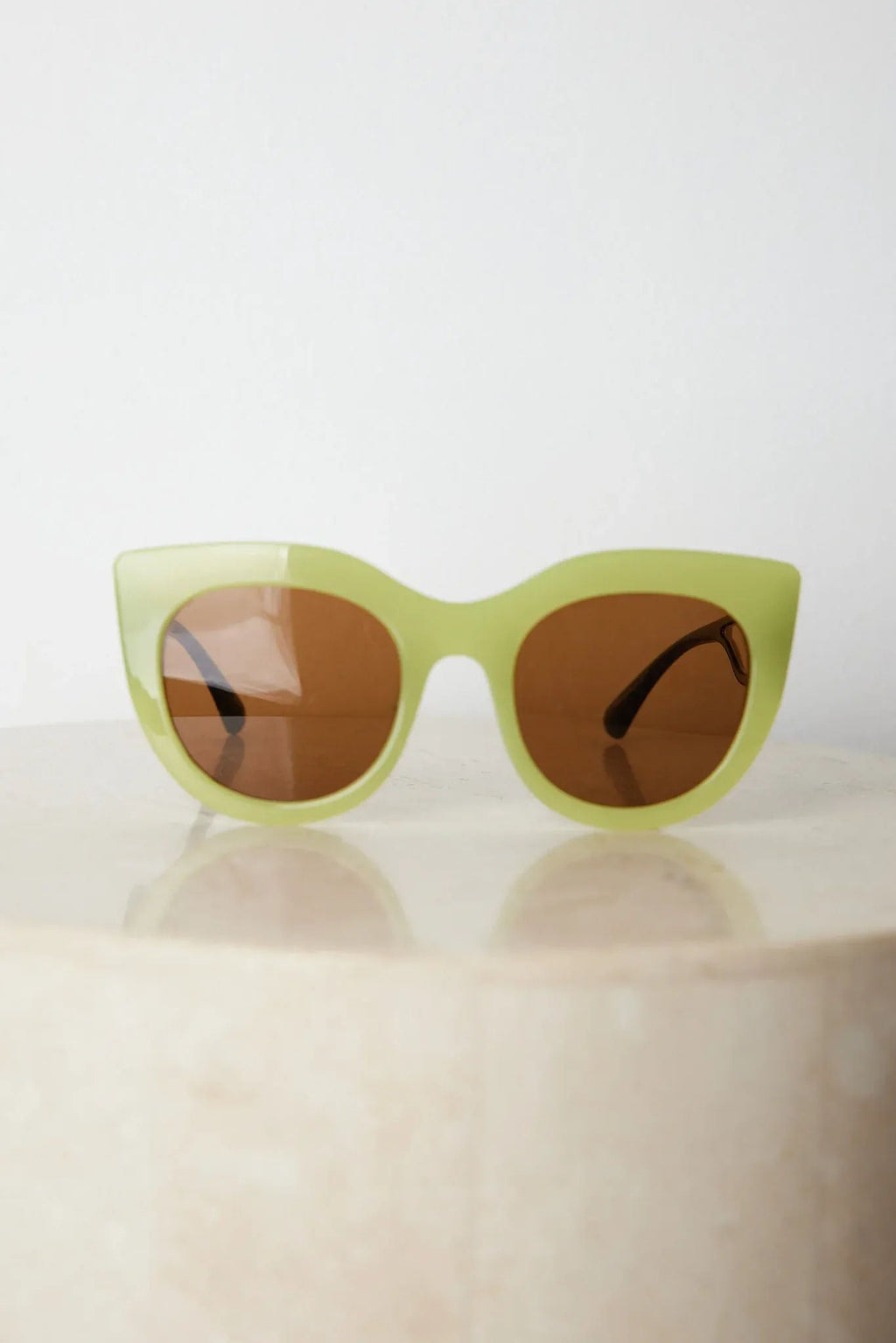 Vaughan Green Sunglasses | Women's Oversized Sunglasses