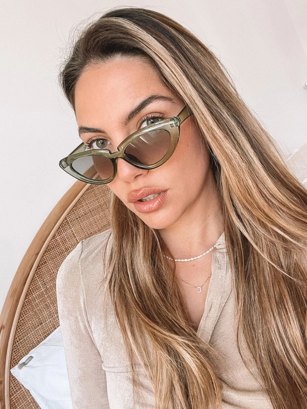 Finlay Green Sunglasses | Women's Coloured Frame Sunglasses