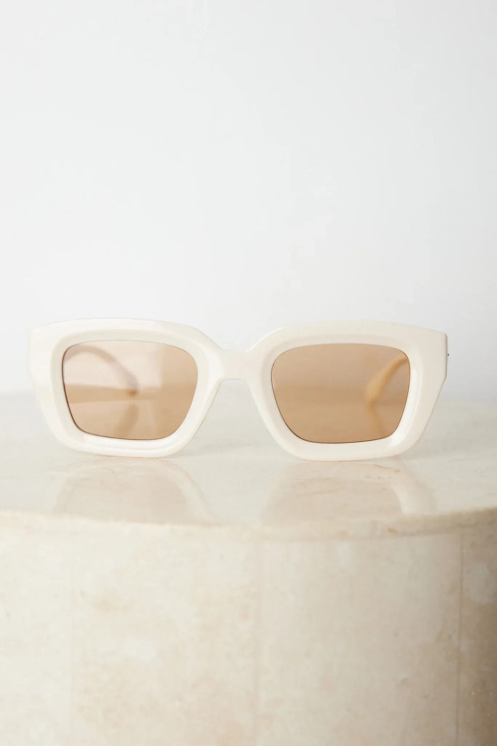 Suzie Beige Sunglasses | Women's Neutral Frame Sunglasses