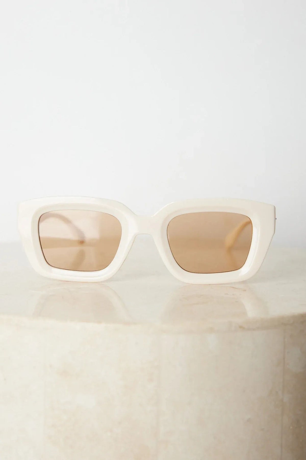 Suzie Beige Sunglasses | Women's Neutral Frame Sunglasses