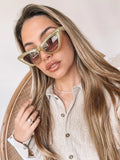 Emma Olive Sunglasses | Women's Coloured Frame Sunglasses