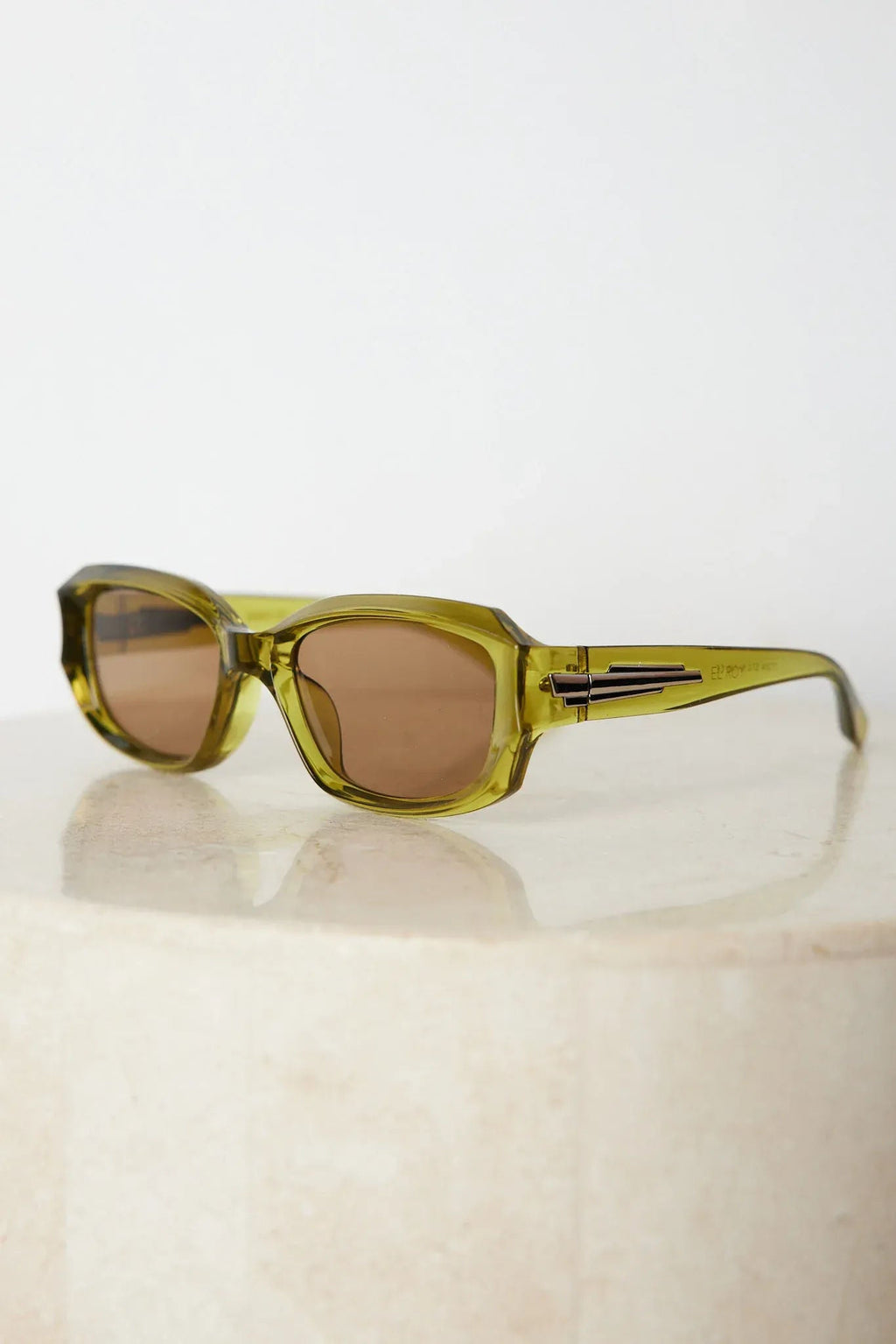 Annabelle Olive Sunglasses | Women's Rectangular Sunglasses